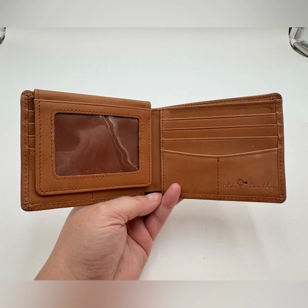 Old South Leather Bi-Fold Wallet